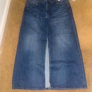 Wrangler Blue Denim Maxi Skirt